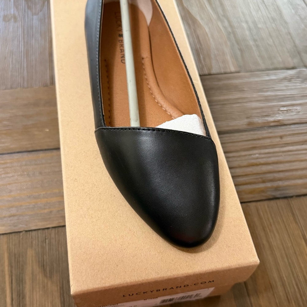 Lucky Brand Women's Black Leather Loafers